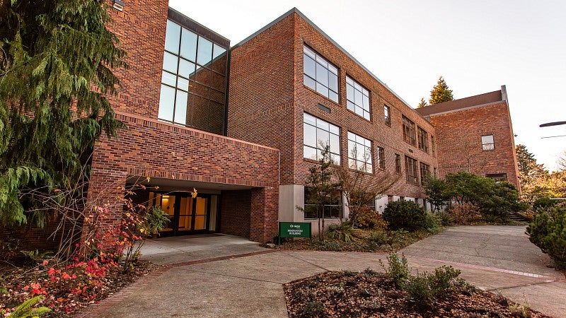 Photograph of the Innovation building. 